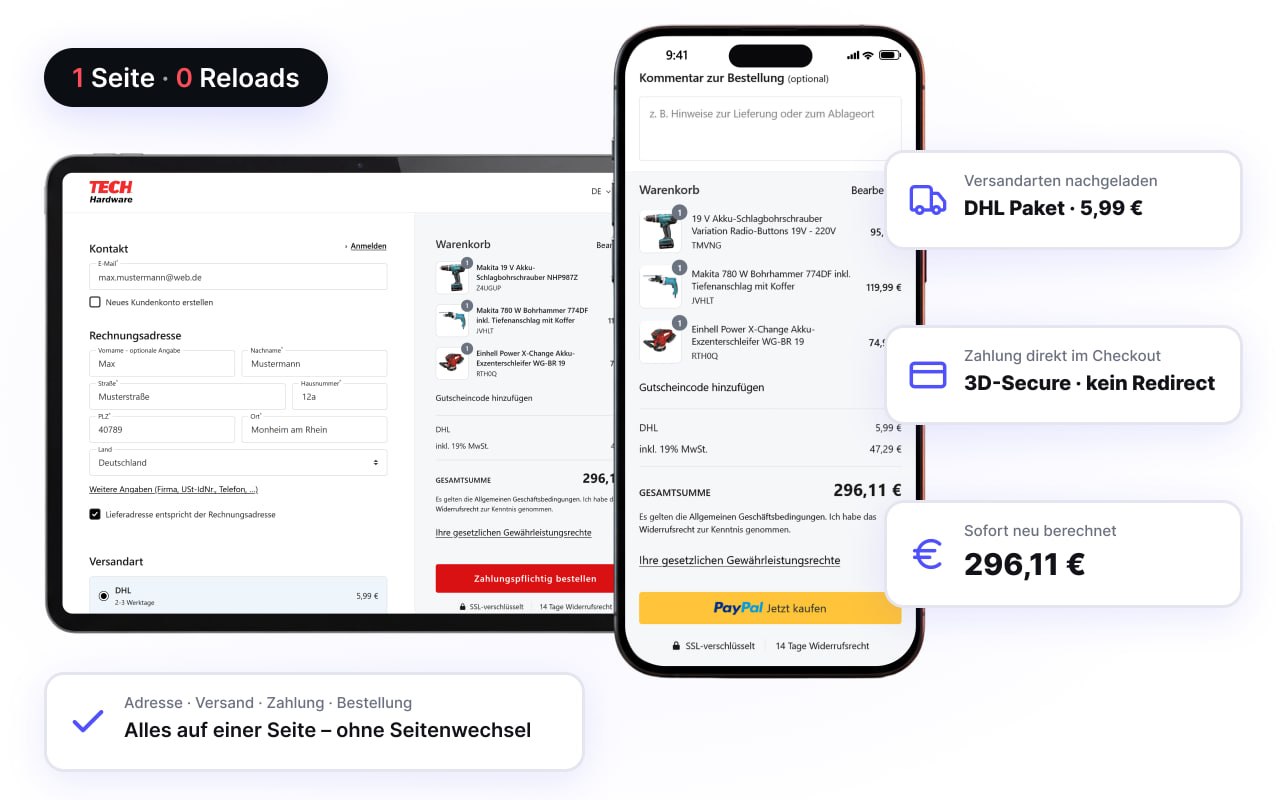 One-Page-Checkout