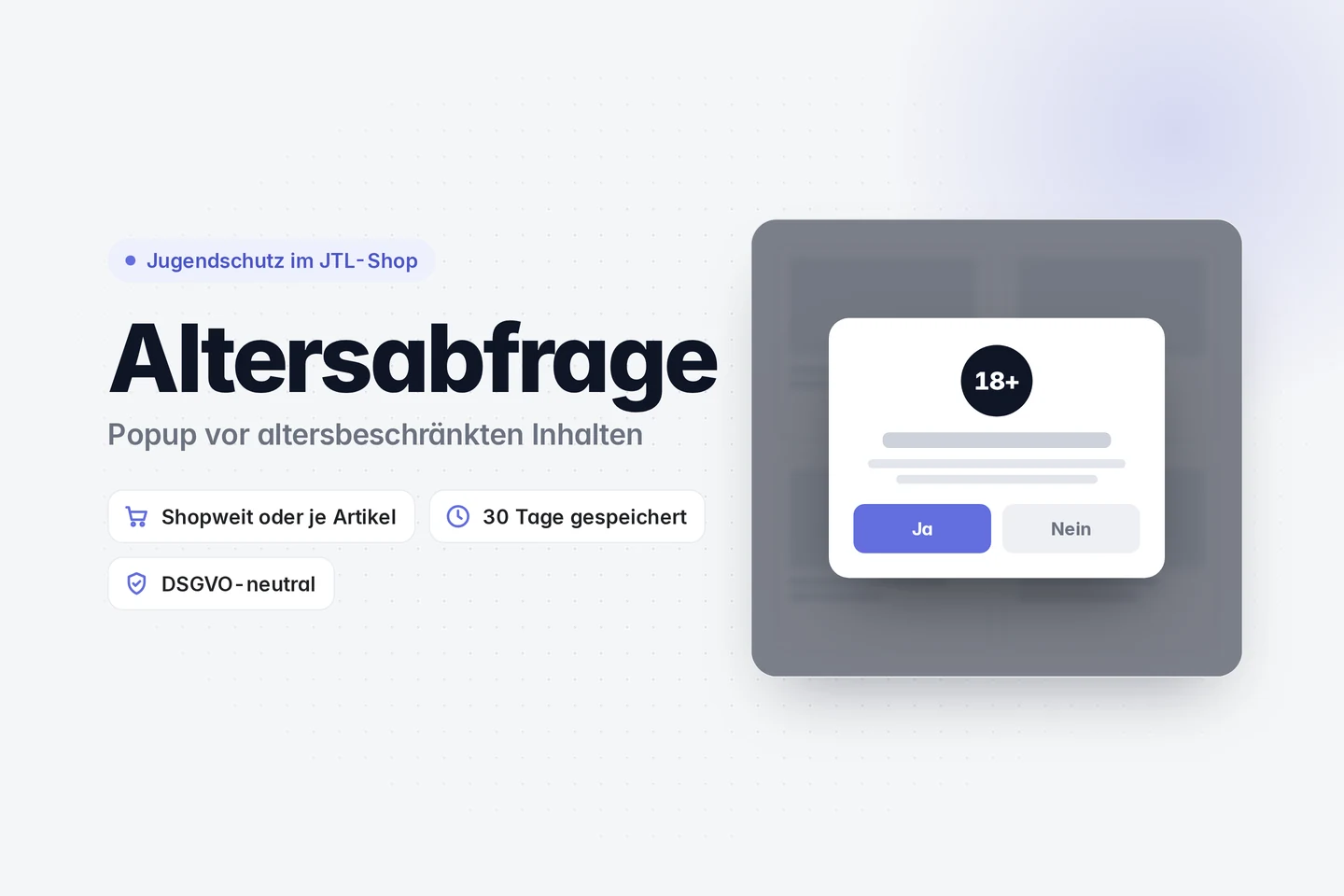 Altersabfrage