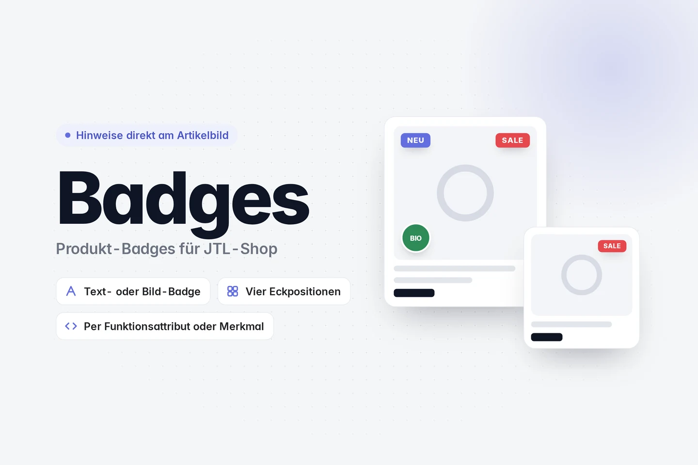 Produkt-Badges