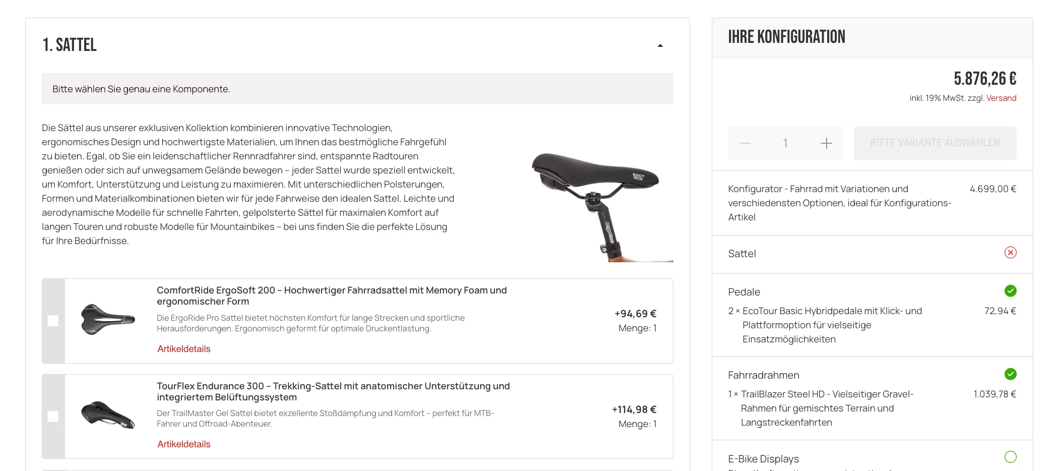 Zum Vergrößern klicken Configurator variations